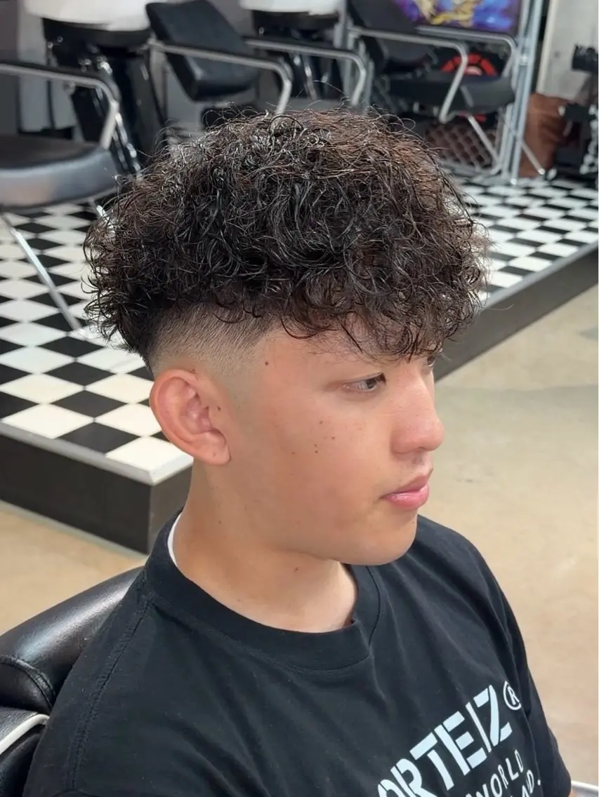ショート メンズ特化/パーマ /swag/ルーカスのヘアスタイル