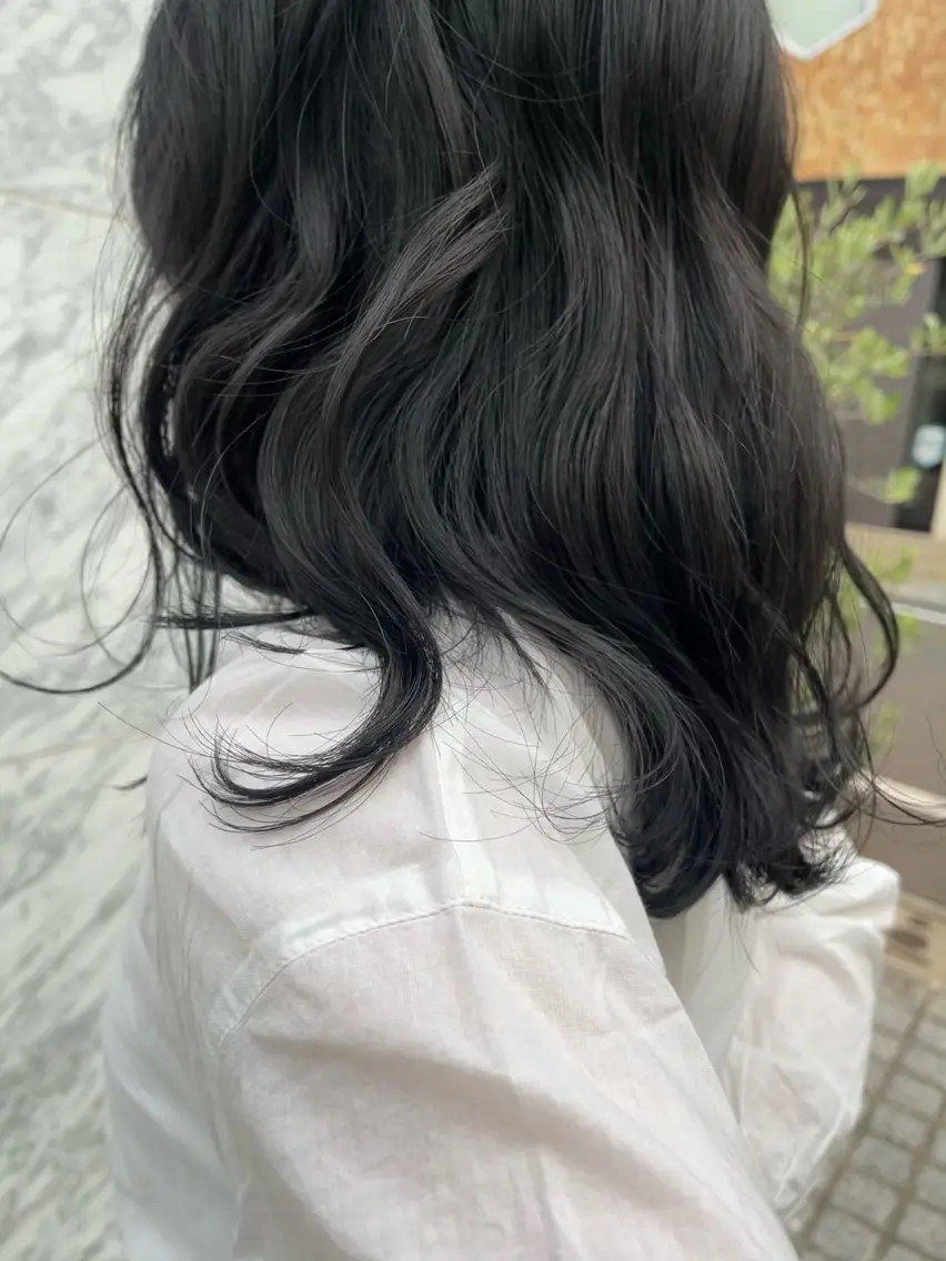 ミディアム カラー ヘアカラー 武藤 彩 ⌇カットモデル募集✂のヘアスタイル