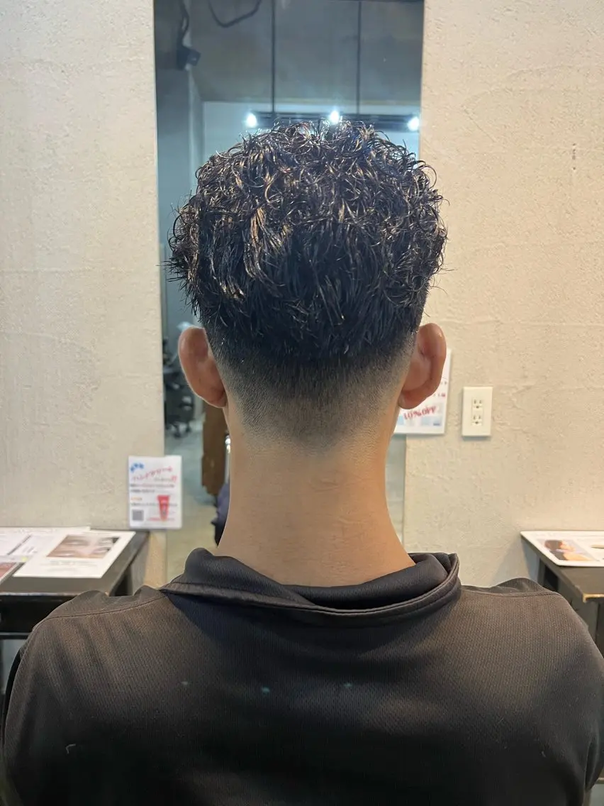 ショート パーマ メンズ メンズパーマ Men's NAM 八角のヘアスタイル