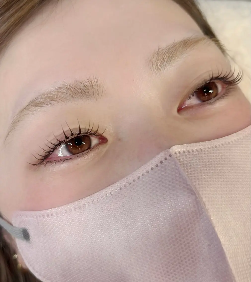 最新技術☆【&Healthy】 フラットラッシュ(100​〜​120本)＋まつげパーマでよりぱっちりな目元に🩵の写真