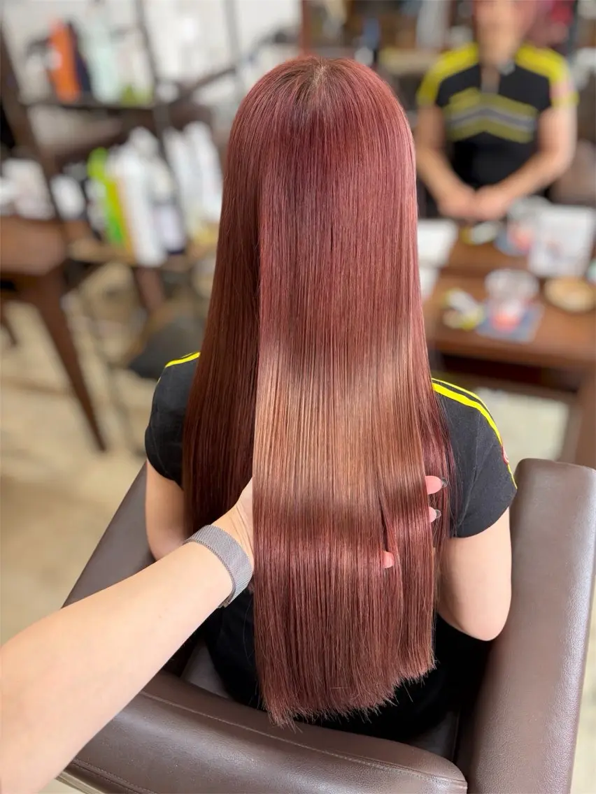 ロング カット ヘアカラー トリートメント FUJII MARINのヘアスタイル