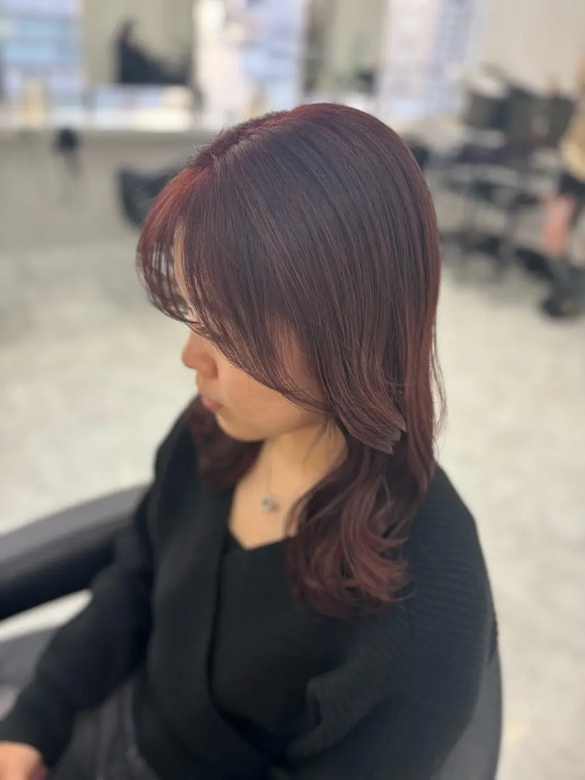 ロング カラー ヘアアレンジ ヘアカラー トリートメント ヘアセット 透明感💕今っぽ似合 わせ𝐍𝐨. 𝟏のヘアスタイル