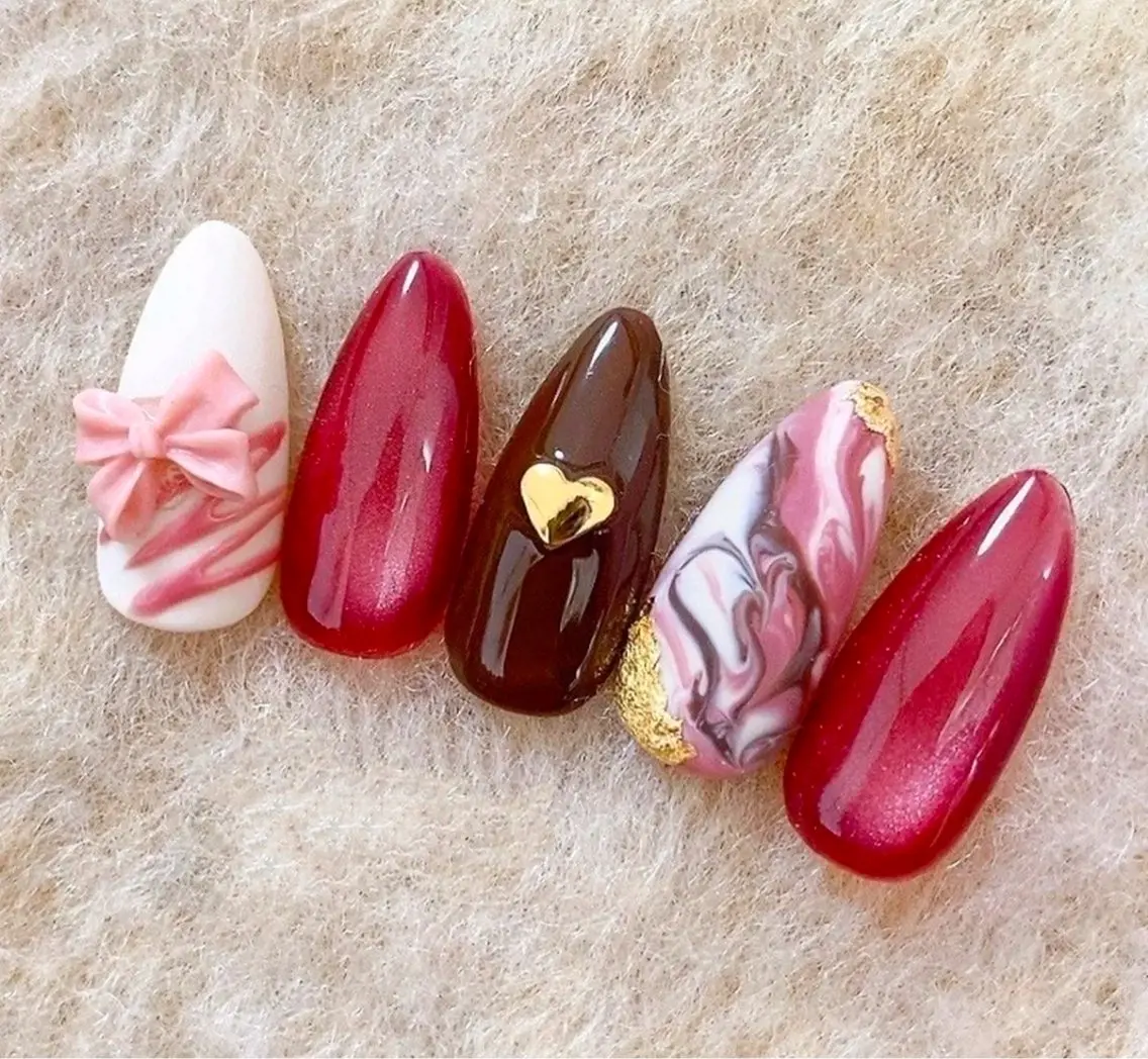 ネイル アートネイル チークネイル 長さ出し フレンチネイル ジェルネイル YK Beauty Salonのマツエク・マツパデザイン