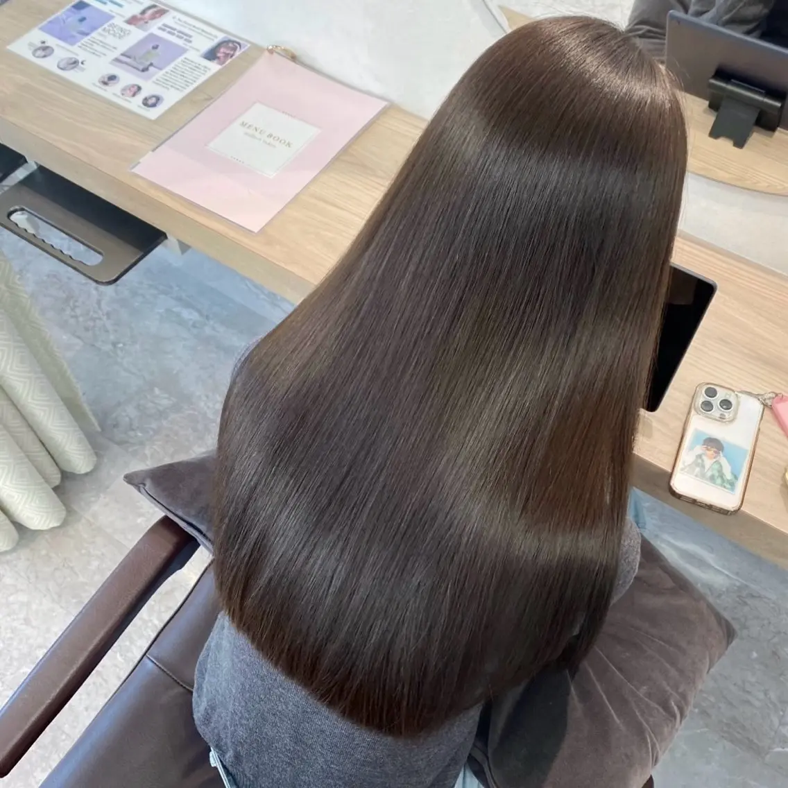 ロング カラー カット ヘアカラー トリートメント 髪質改善🫧ベージュ 椙山 響のヘアスタイル