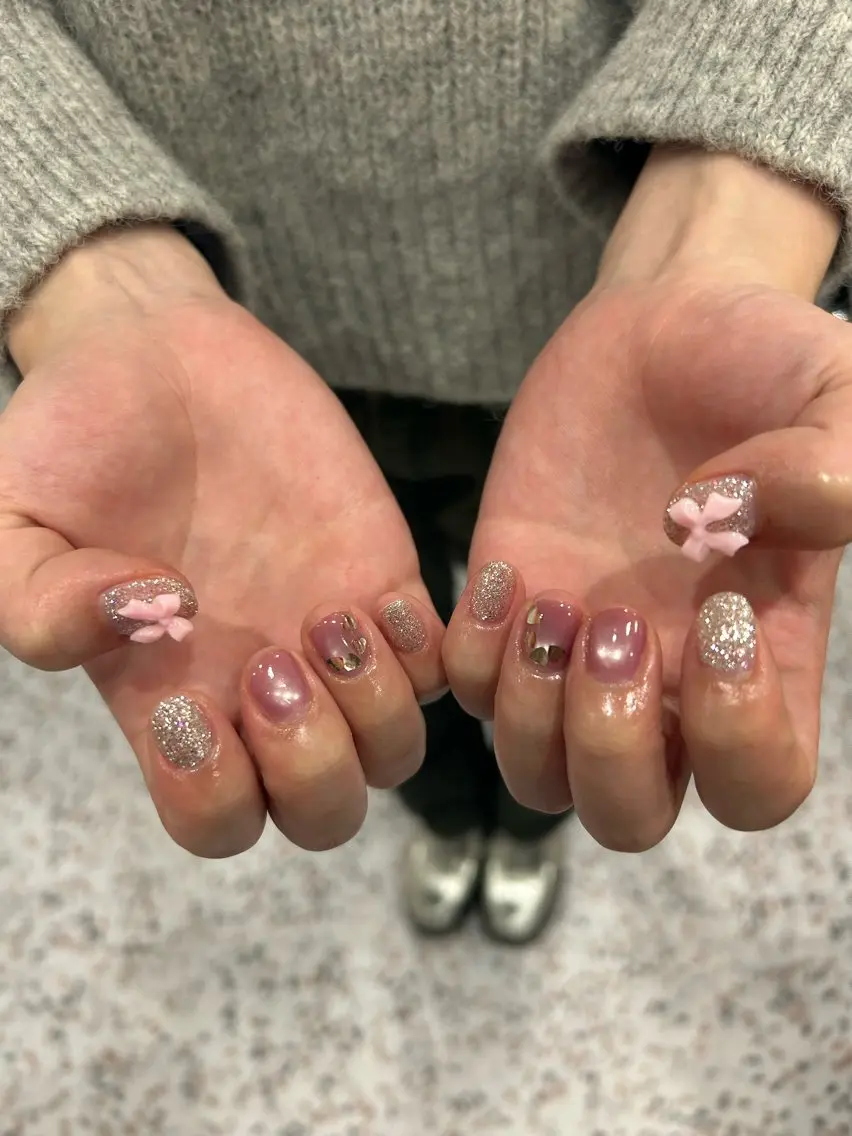 ネイル ハンドネイル 小松 千冬のネイルデザイン