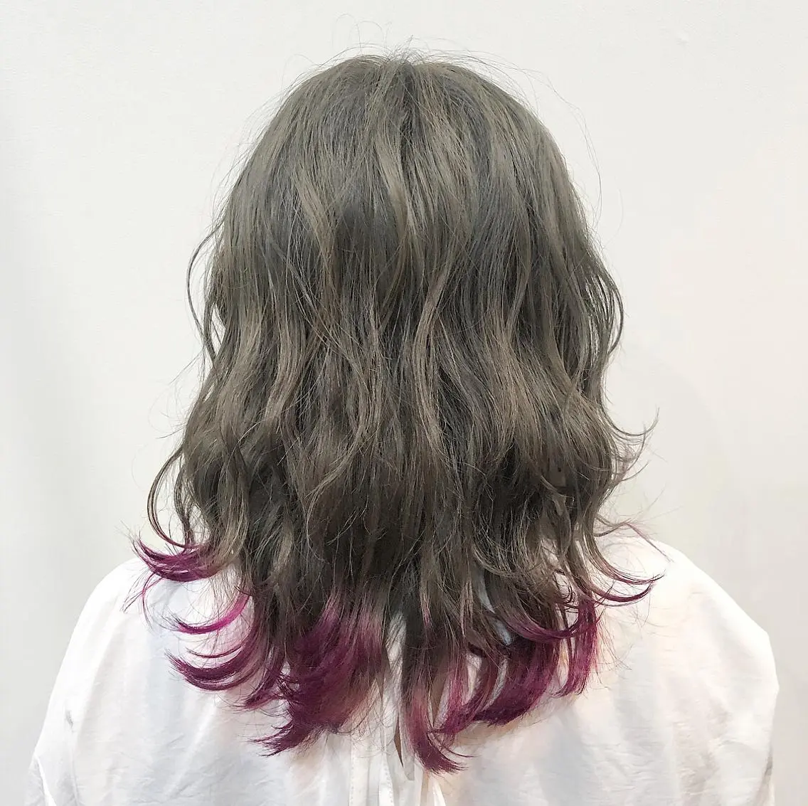 ミディアム カラー ブリーチ mizuki roan多々良店のヘアスタイル