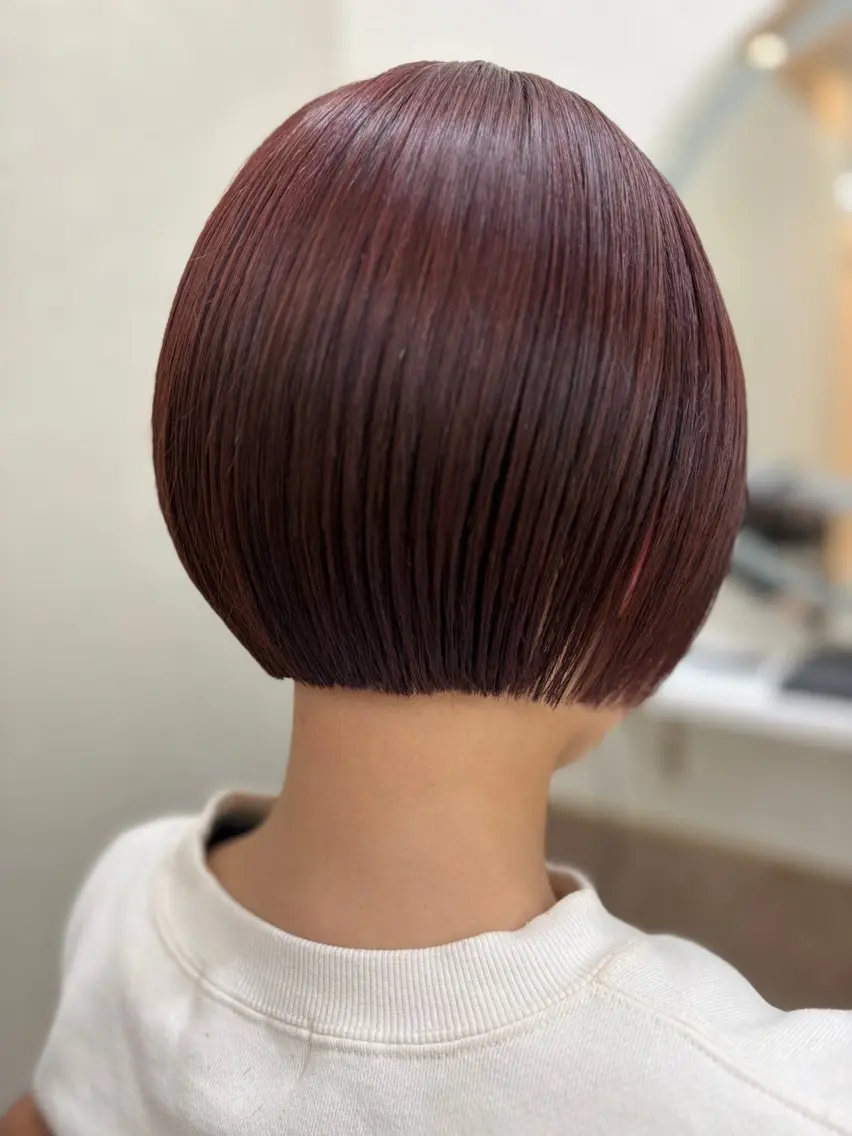カット+カラー+髪質改善トリートメントの写真