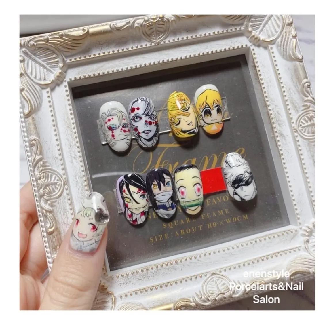 ミディアム ネイル 🐾enen style 🐾のネイルデザイン