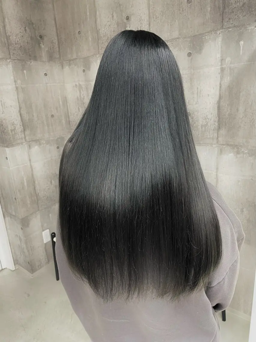 平日限定 ケアカラー+クイックトリートメント+シャンプーブロー込みの写真
