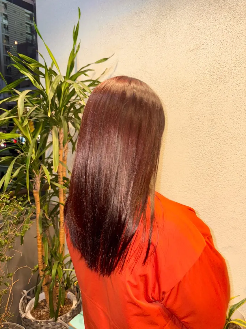 セミロング り おのヘアスタイル
