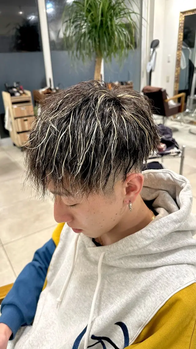 メンズ メンズメッシュ 遠藤 日和のヘアスタイル
