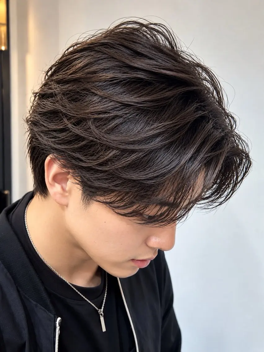 パーマ メンズ カット パーマ メンズパーマ お悩み解決 TUMのヘアスタイル