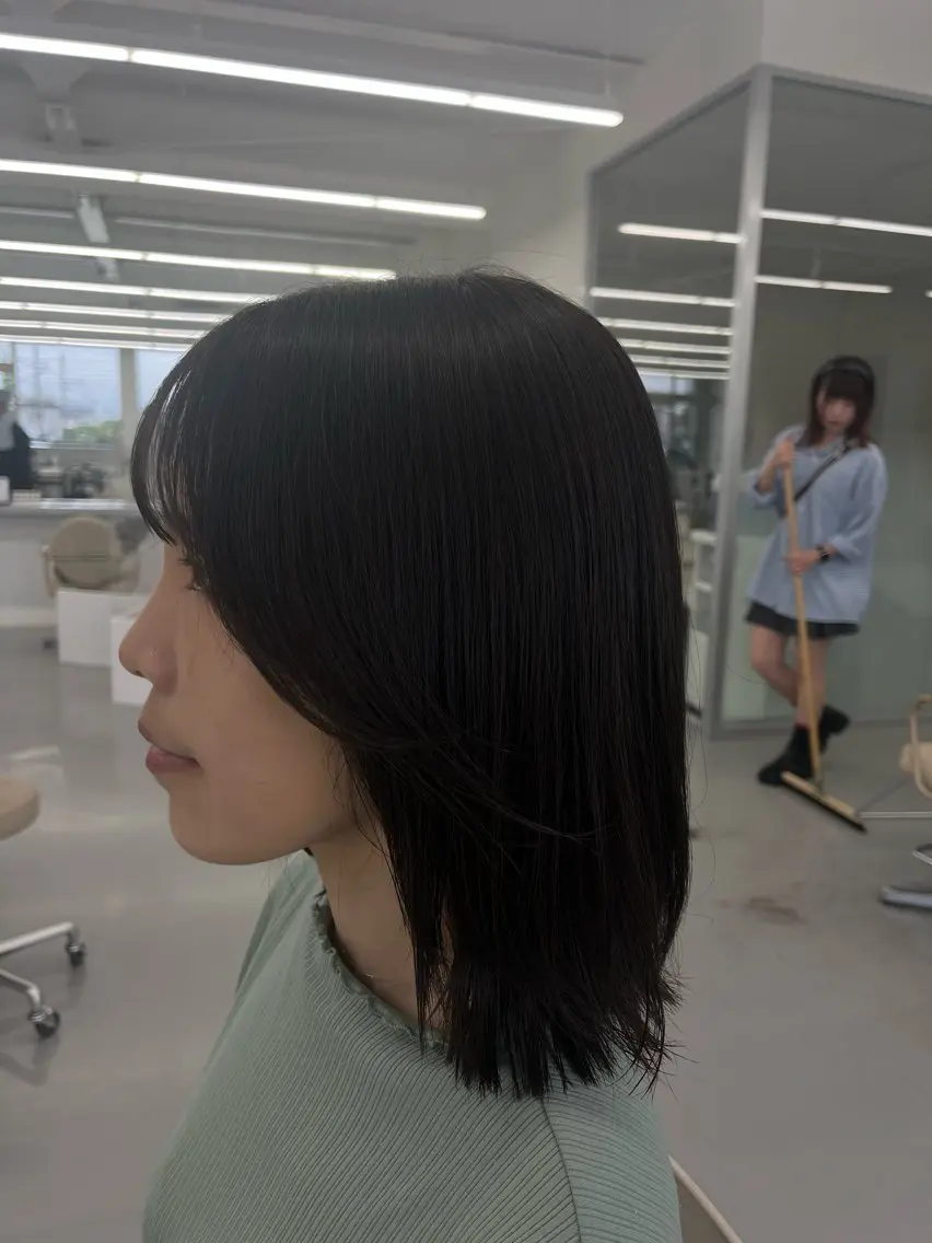 ボブスタイルカットモデルの写真