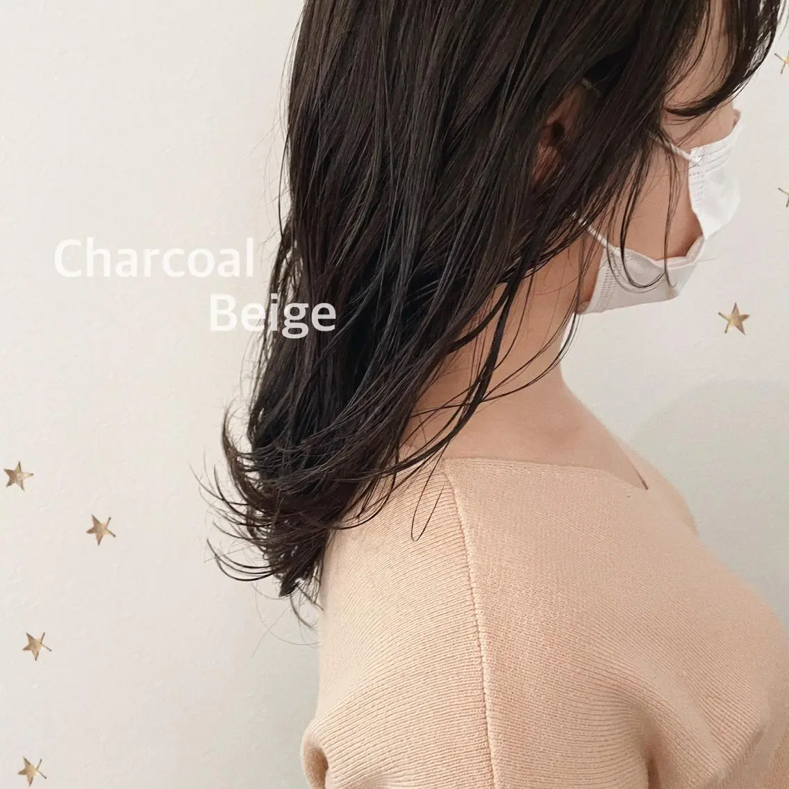 ミディアム カラー カット ヘアカラー 市川 千夏のヘアスタイル