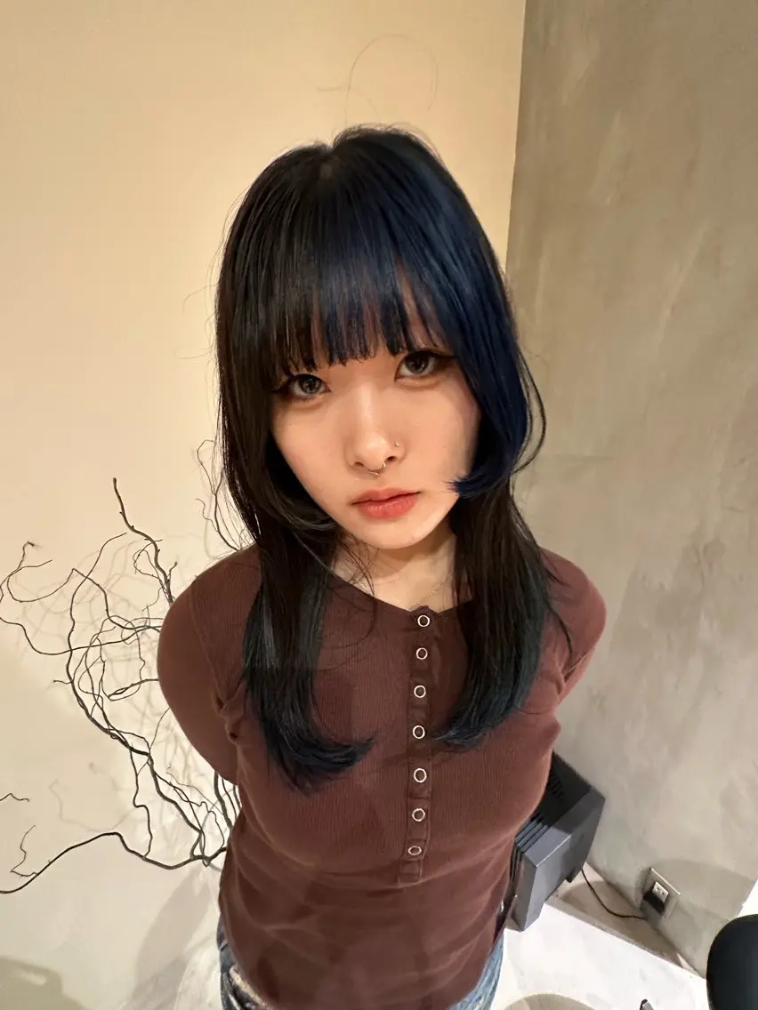 セミロング カラー 🎀オイダイラ モモカ🎀のヘアスタイル