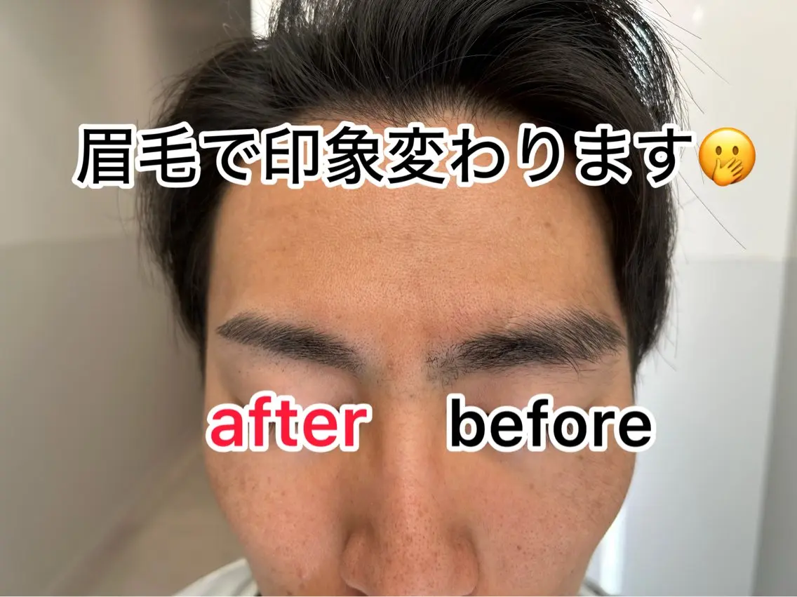 メンズカット+炭酸スパ+モテ眉カット+ＳＢの写真
