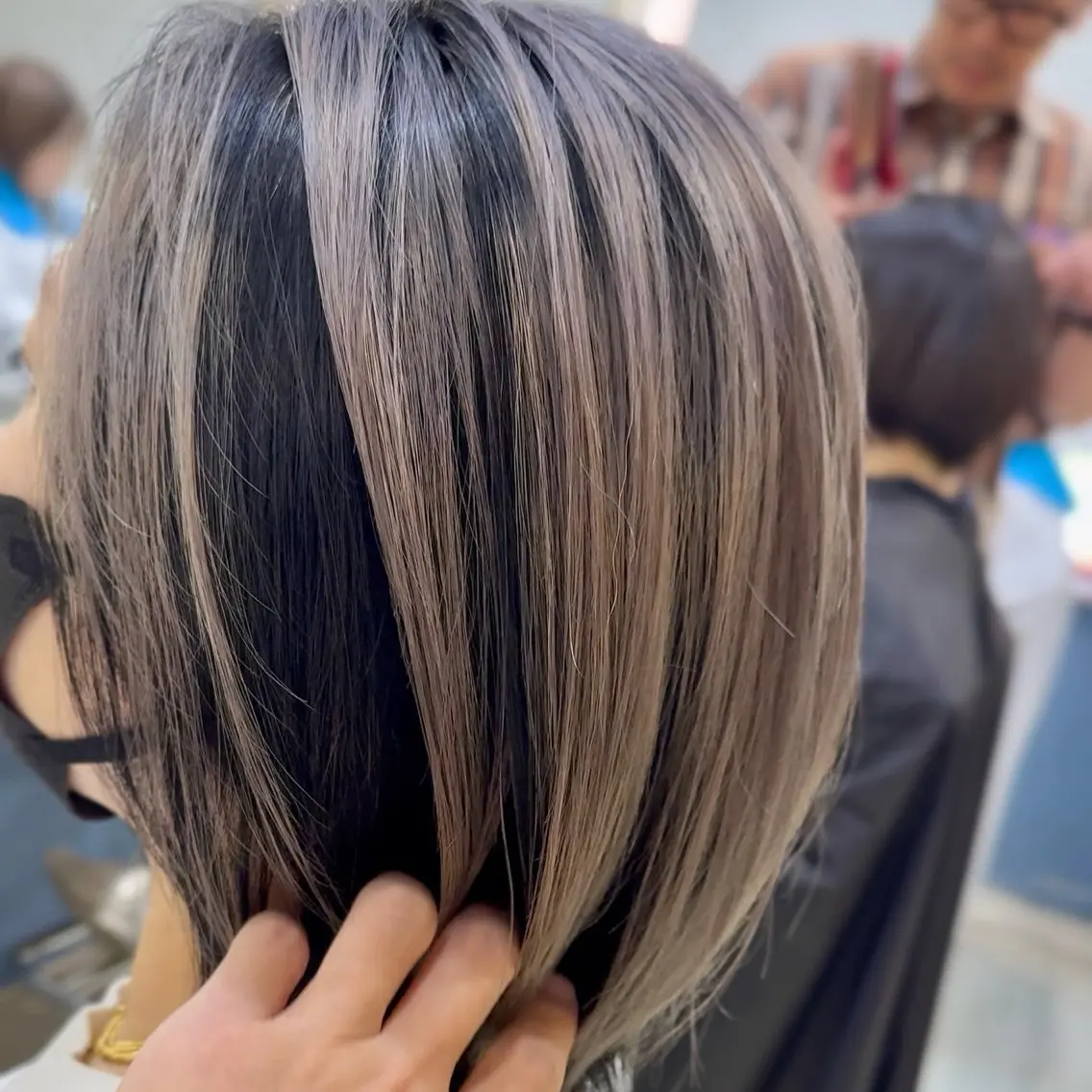 ミディアム 坂 直樹のヘアスタイル