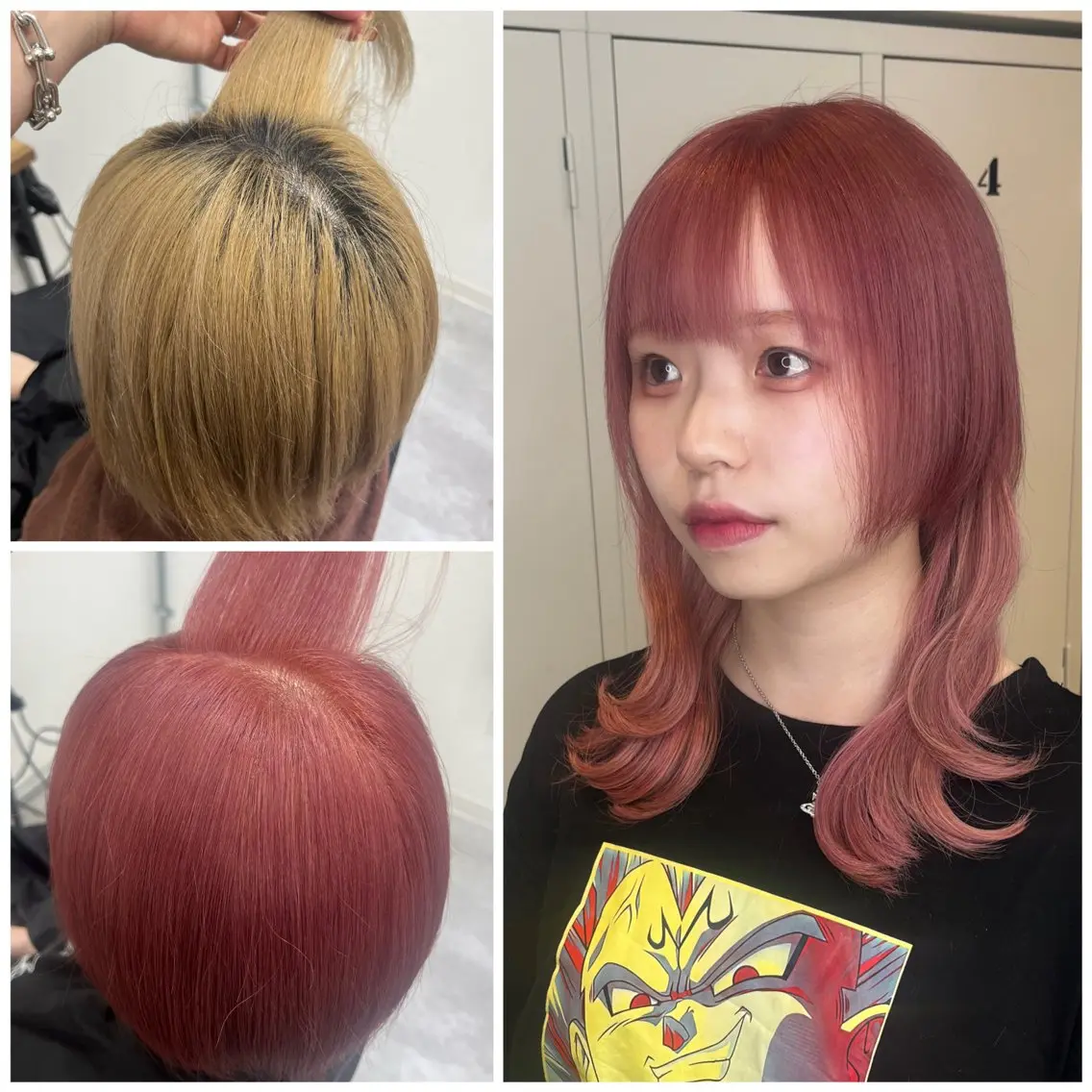 ミディアム カラー ヘアカラー トリートメント エクステ MAKO ❤️🔥NEXTのヘアスタイル