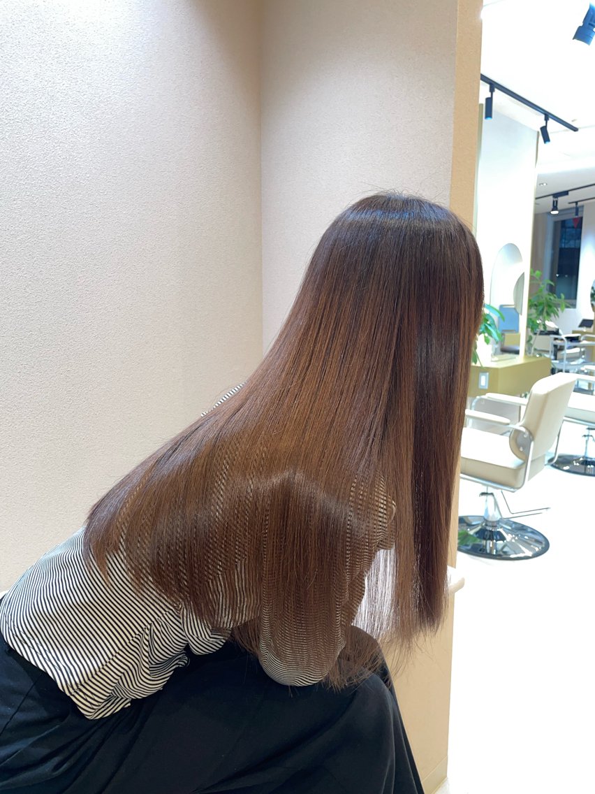 ロング カラー トリートメント 目黒★/ 髪質改善/美髪矯正のヘアスタイル