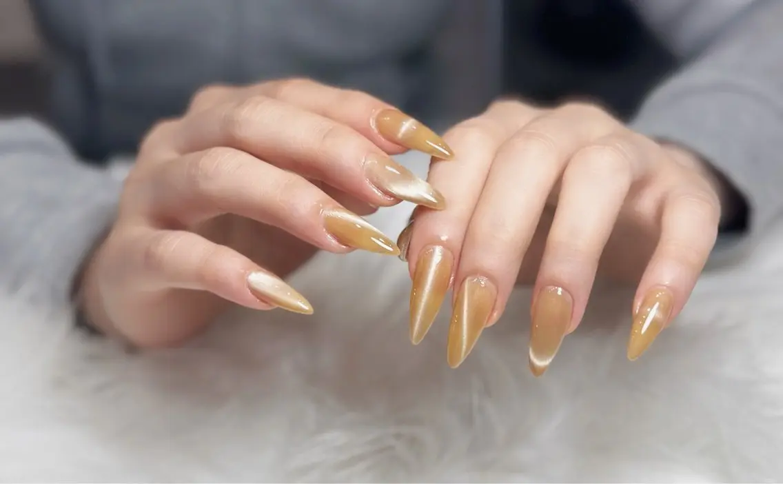 ネイル オーロラネイル チークネイル フットネイル フレンチネイル ジェルネイル ハンドネイル Nichi Nailsのネイルデザイン