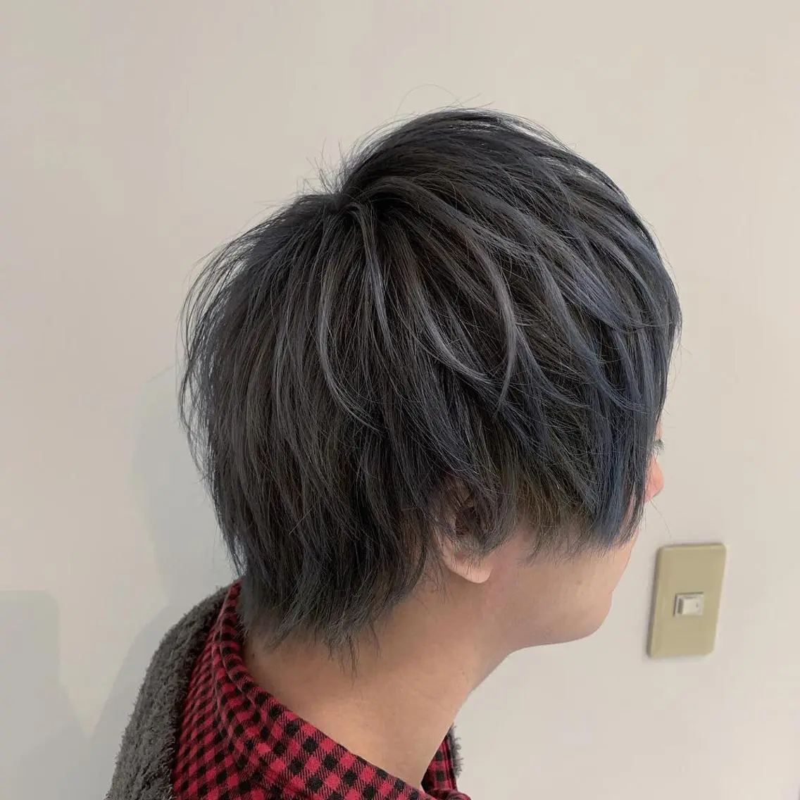ミディアム カラー メンズ 熊谷 奈菜のヘアスタイル