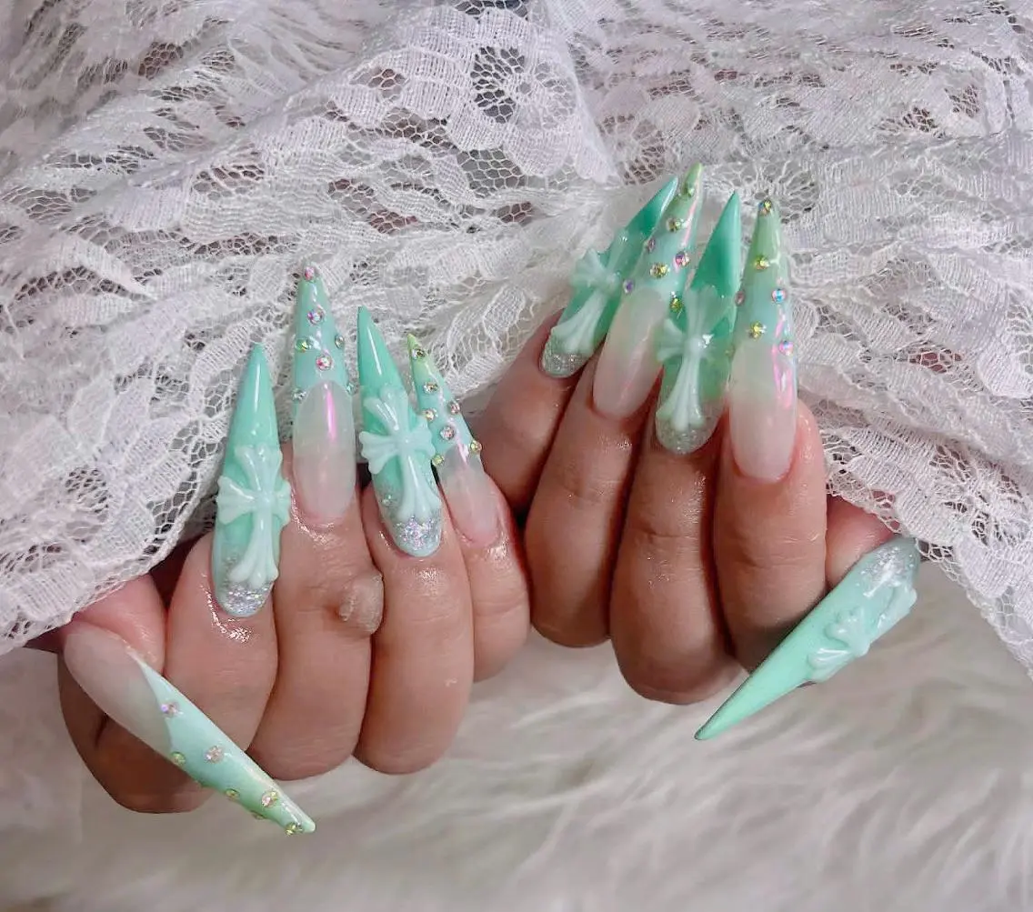 ネイル フレンチネイル ジェルネイル ハロウィン 韓国ネイル マグネットネイル ハンドネイル H.baby Nail Salonのネイルデザイン