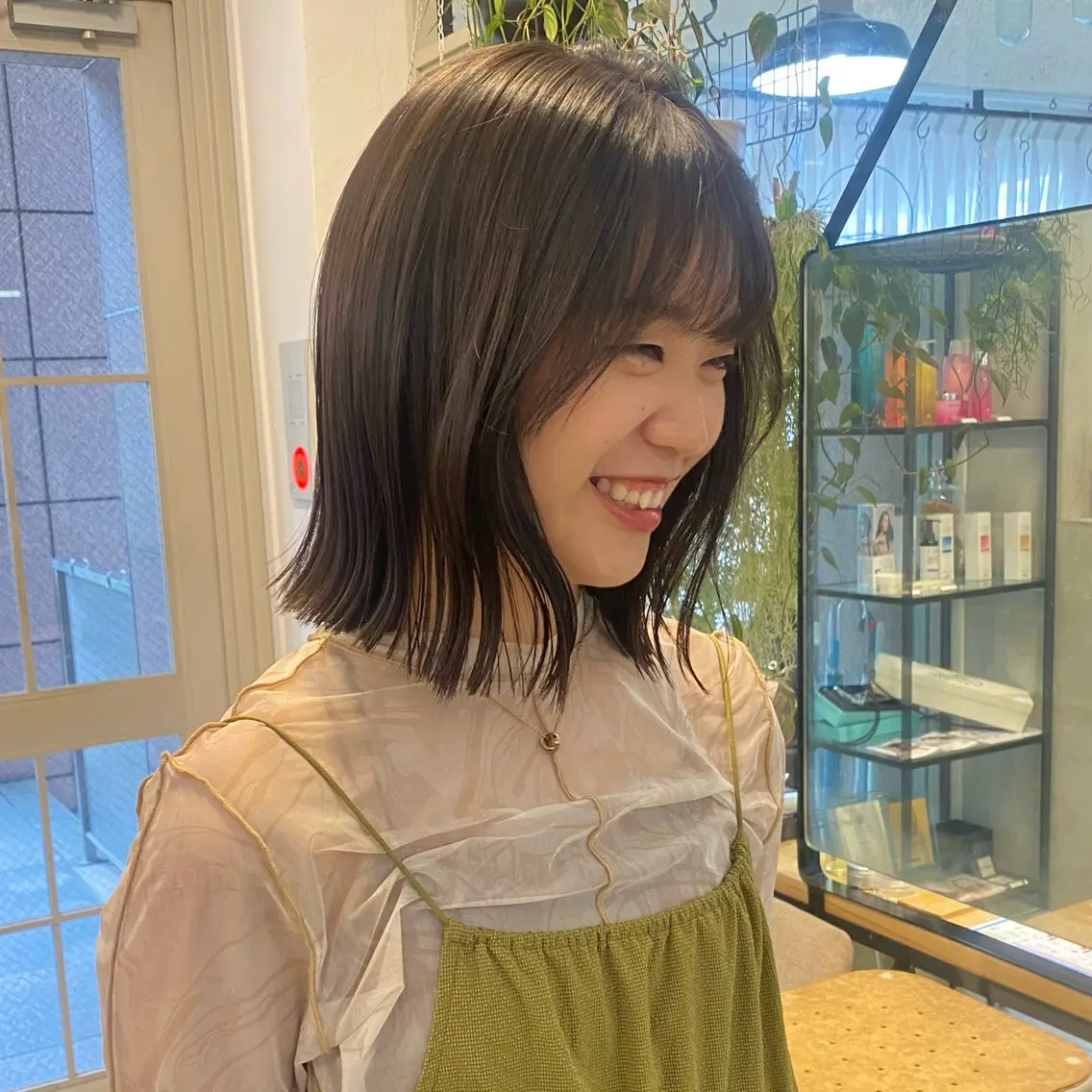 ミディアム カラー カット ヘアカラー トリートメント noa/ 渋谷のヘアスタイル