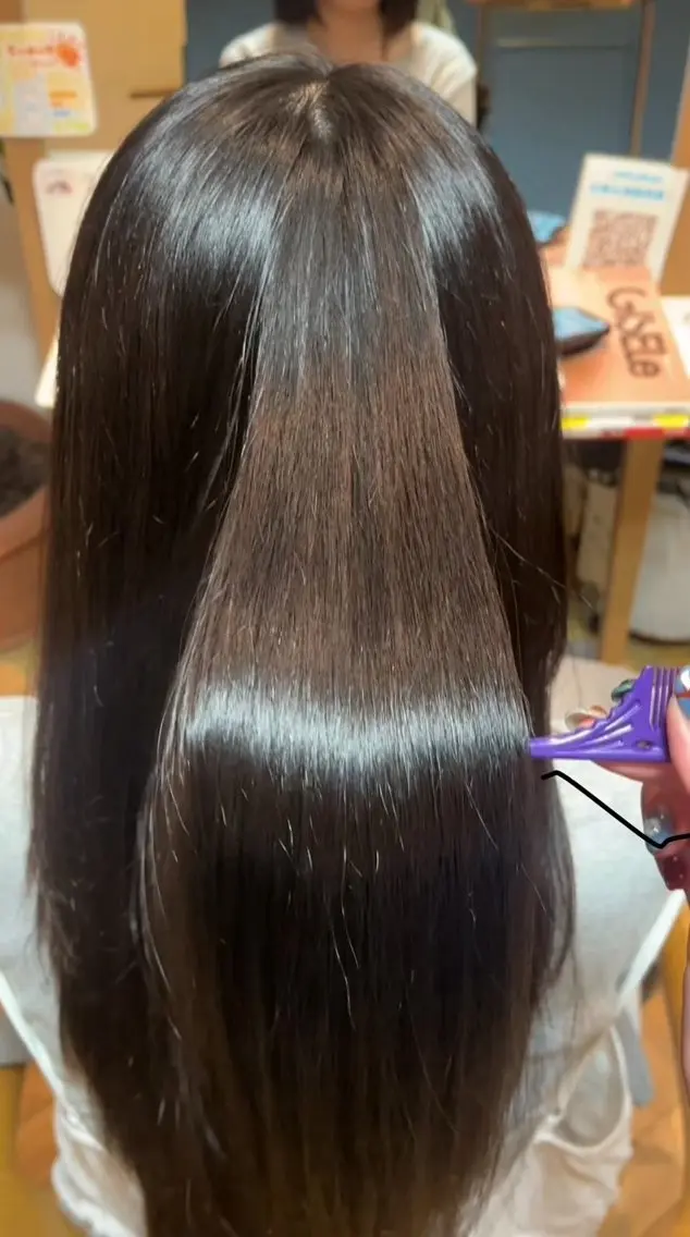 藤原実璃 TR&スパ モデル様募集中のヘアスタイル