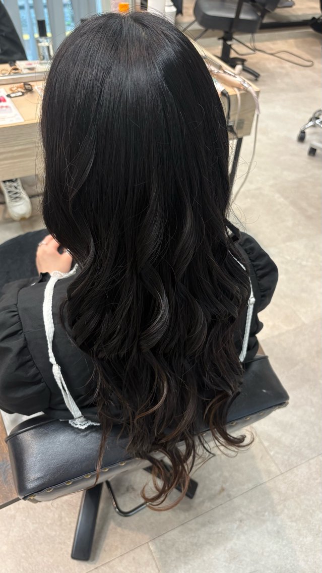ロング ヘアセット ❥韓国ヘア🇰🇷❥ 透明感カラー❥Ruiのヘアスタイル