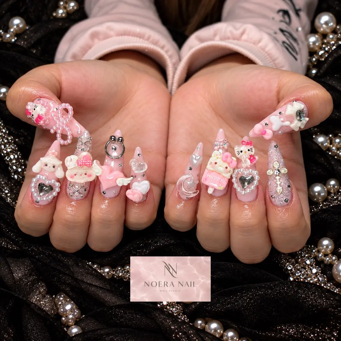 ネイル べっ甲ネイル ボルドー 長さ出し ハロウィン 韓国ネイル ハンドネイル ハンドケア NOERA NAIL チップ長さ出し大塚店のネイルデザイン