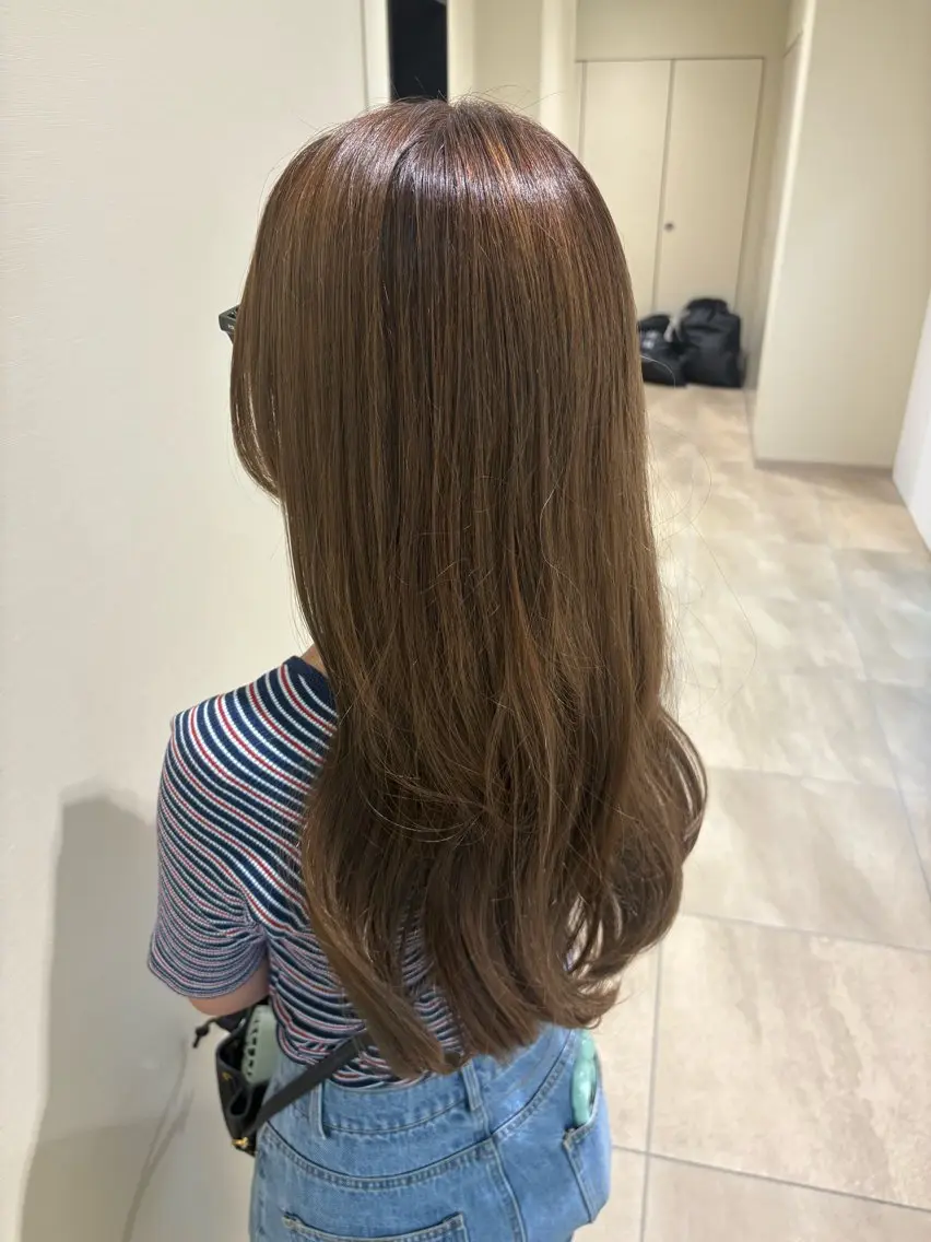 ロング カラー ヘアカラー 野口 楓華のヘアスタイル