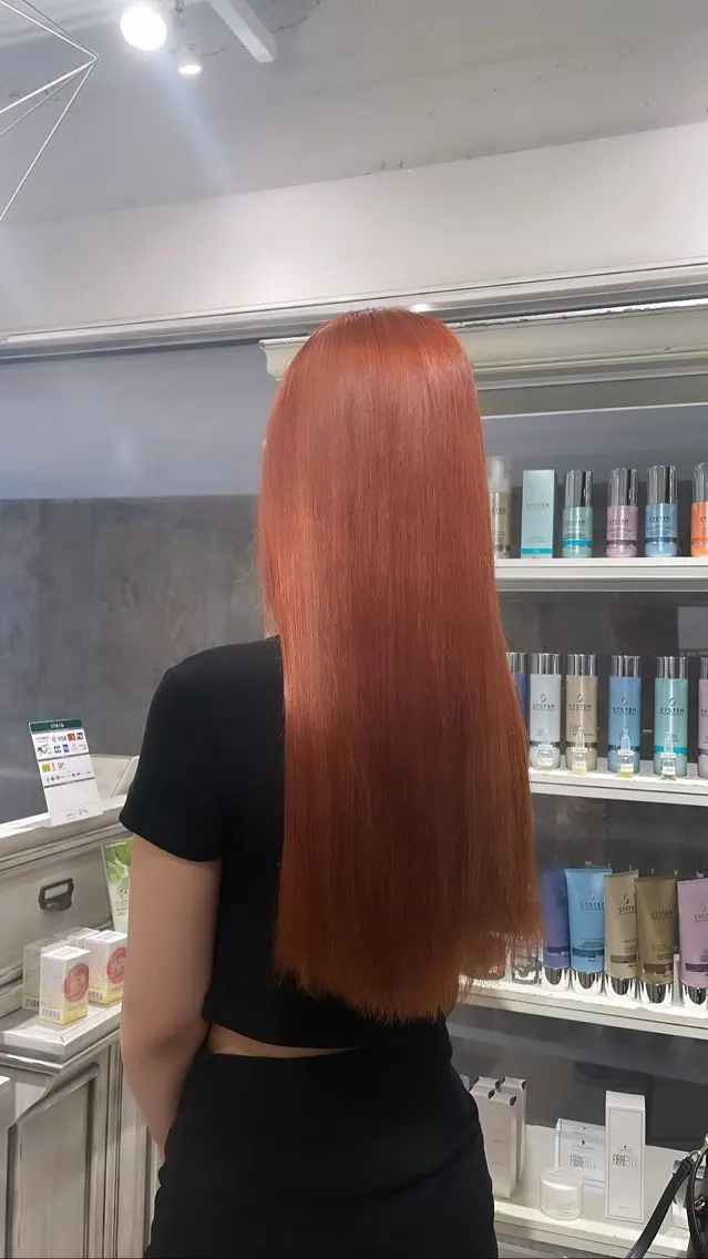ロング カラー カット ヘアカラー rio / CreBiA /名駅のヘアスタイル