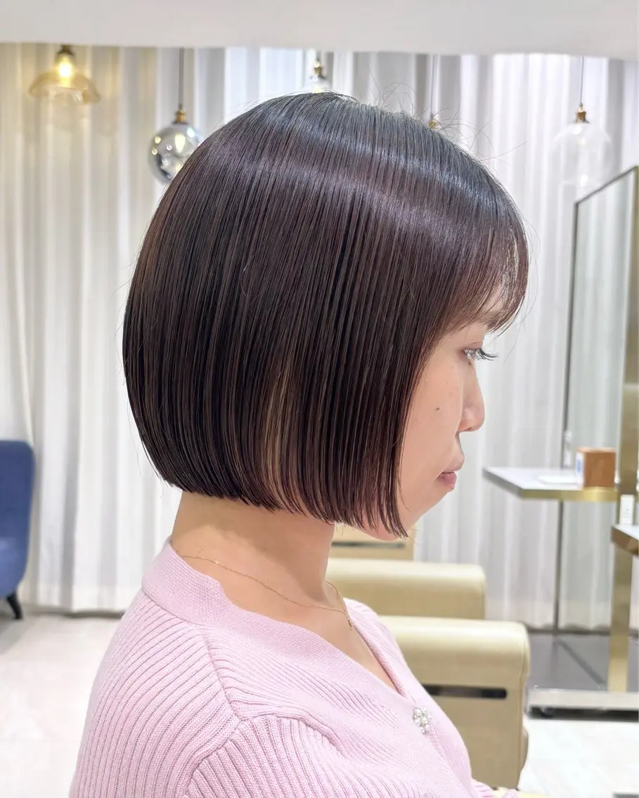 🩵ボブ🩵✂︎カット➕11stepトリートメント✨🌈 モデル価格⇒2000円❣️の写真