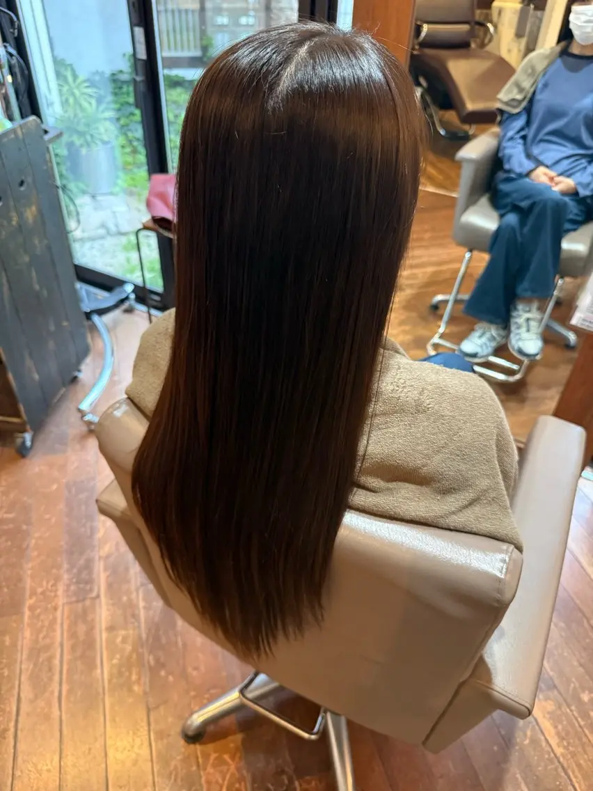 縮毛矯正 さらや みあきのヘアスタイル