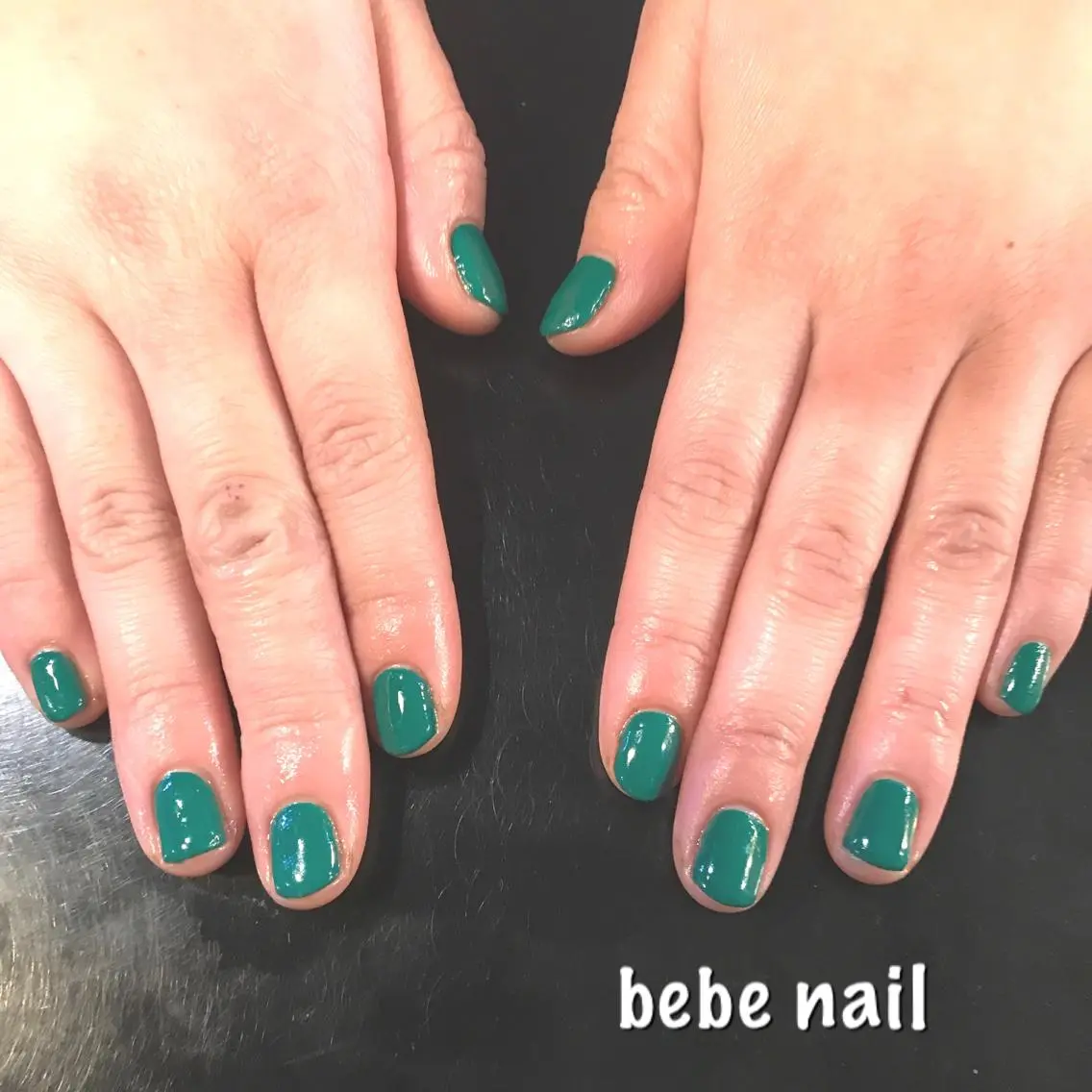 ネイル ジェルネイル ワンカラーネイル パラジェル ハンドネイル Ann nailのネイルデザイン