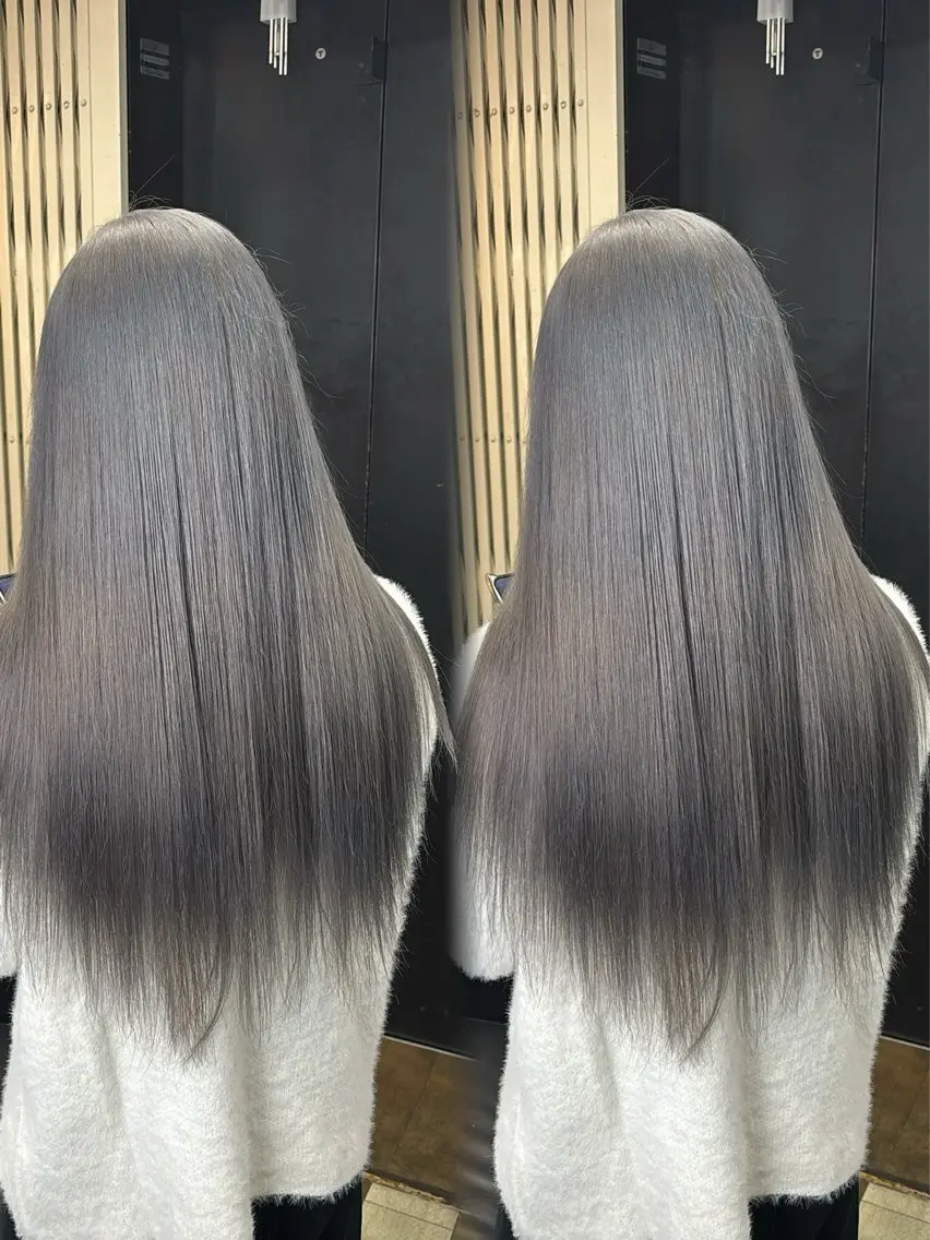 ロング ヘアカラー トリートメント ヘッドスパ ヘアセット layer/諒伍 /赤み消し/天神のヘアスタイル
