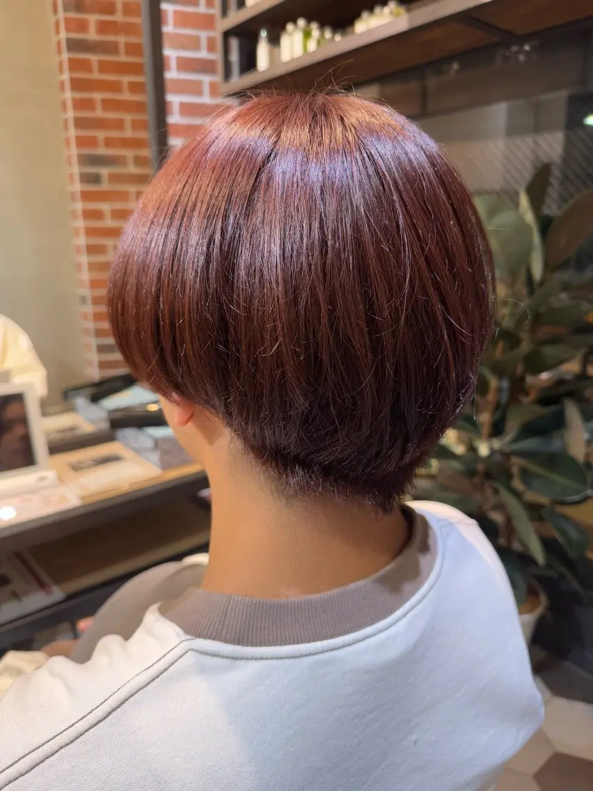 カラー メンズ ブラウンカラー ピンクカラー ヘアカラー 近藤 愛理のヘアスタイル