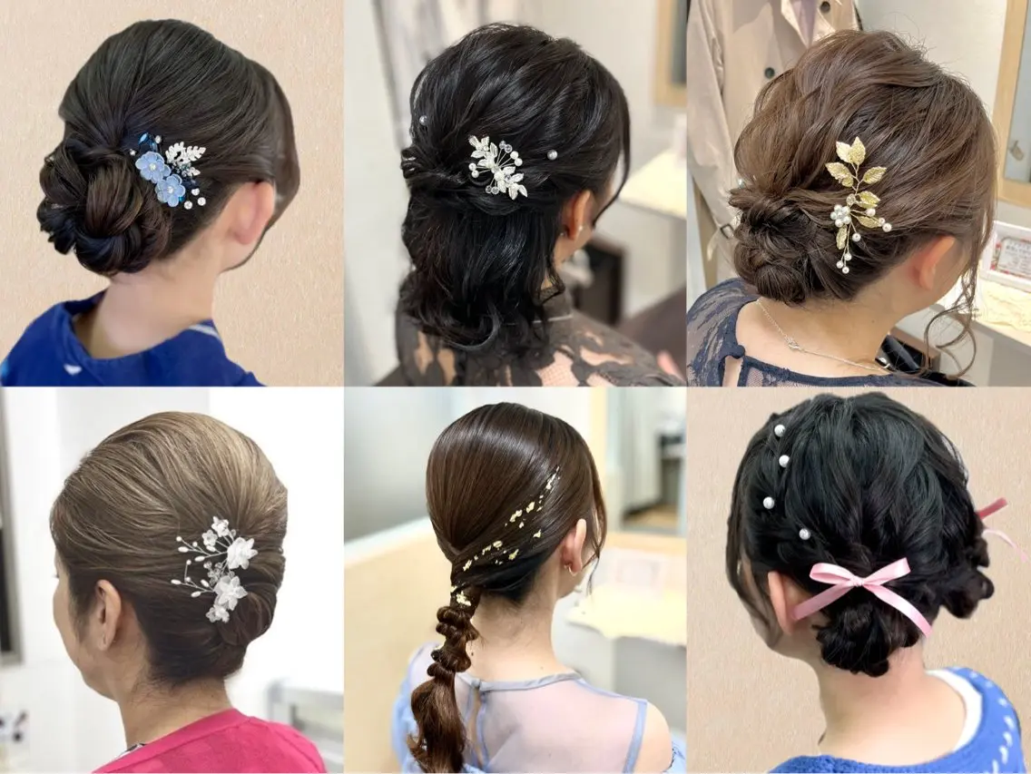 🎠お友達と一緒にヘアセット🎠《結婚式、推し活》※1人での利用不可、人数2人まで。1人¥4150ずつ(早朝料金別途有)の写真