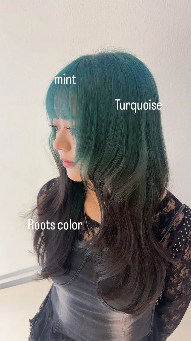 ロング カラー カット ヘアカラー 🍓ブリーチカラー 🎀nene🍓のヘアスタイル