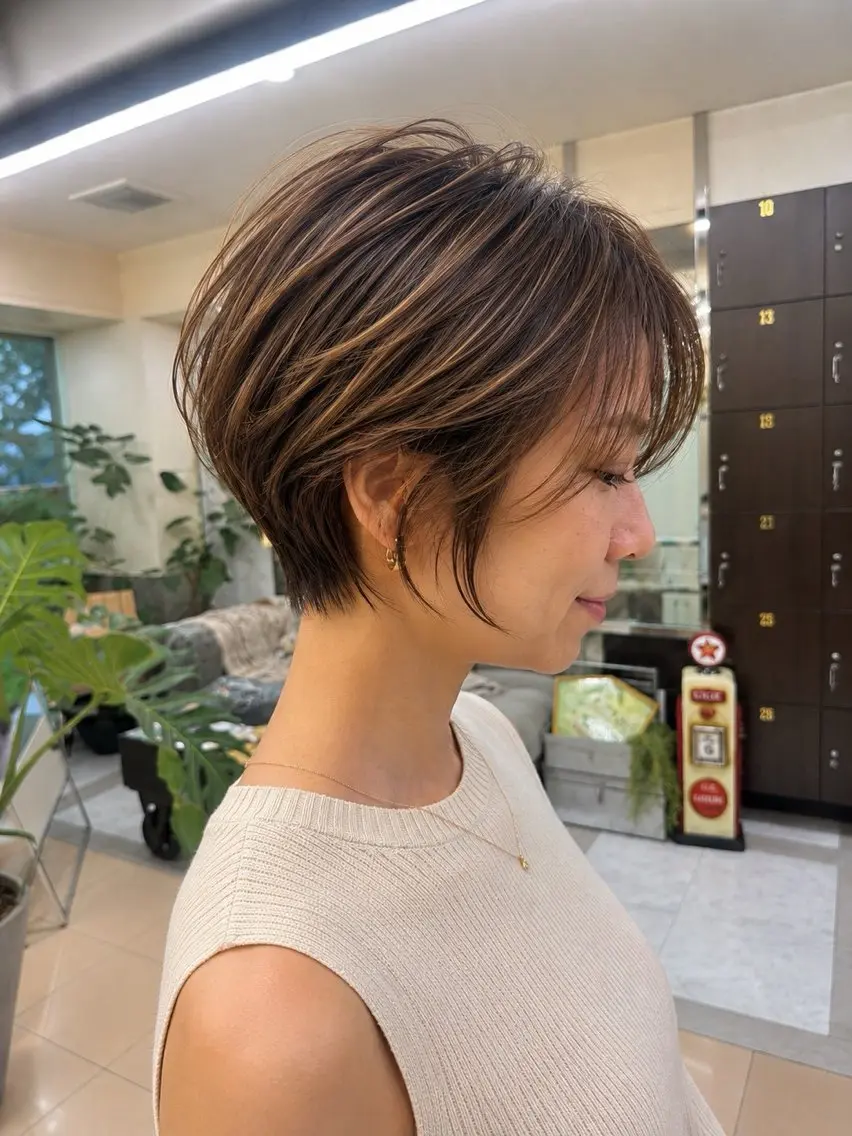 ショート 菅野谷 琉那のヘアスタイル