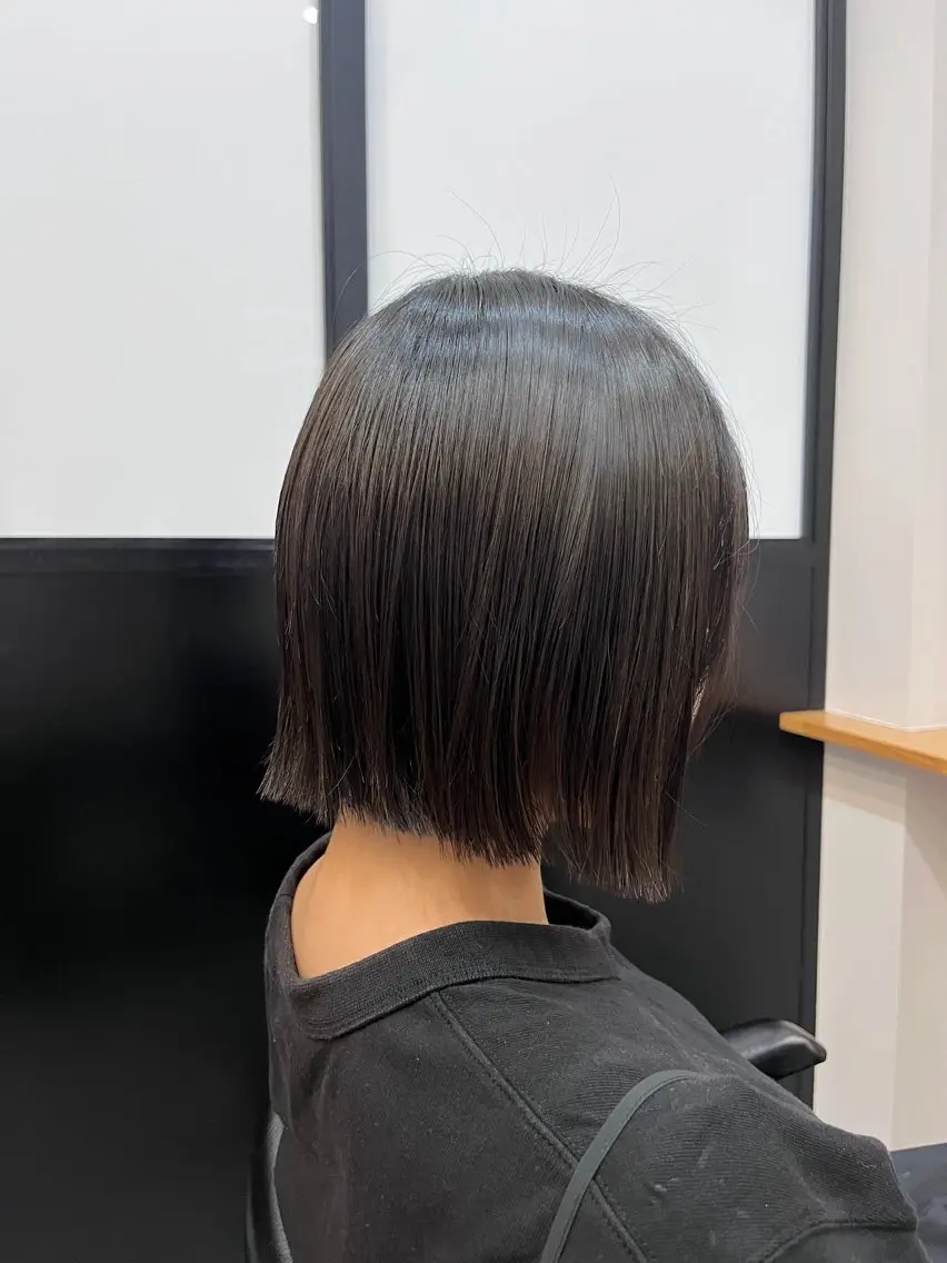 ミディアム 岩佐 篤武のヘアスタイル