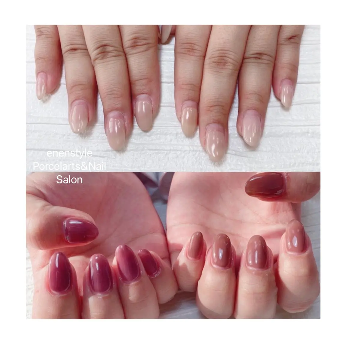 ミディアム ネイル 🐾enen style 🐾のネイルデザイン