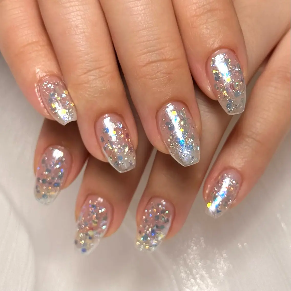 ネイル オーロラネイル ハンドネイル calm nailのネイルデザイン