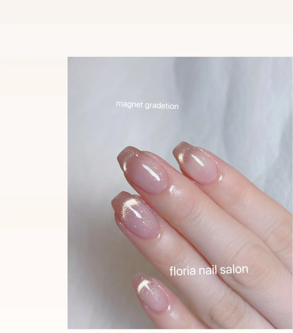 ネイル アートネイル オーロラネイル チークネイル ドット フレンチネイル ハンドネイル floria さくらのネイルデザイン