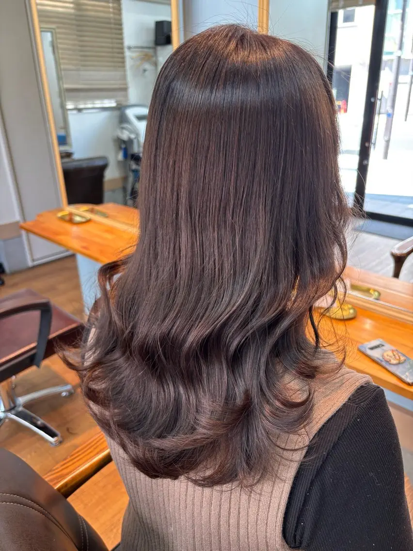 セミロング 山崎 まな🦋🫧のヘアスタイル