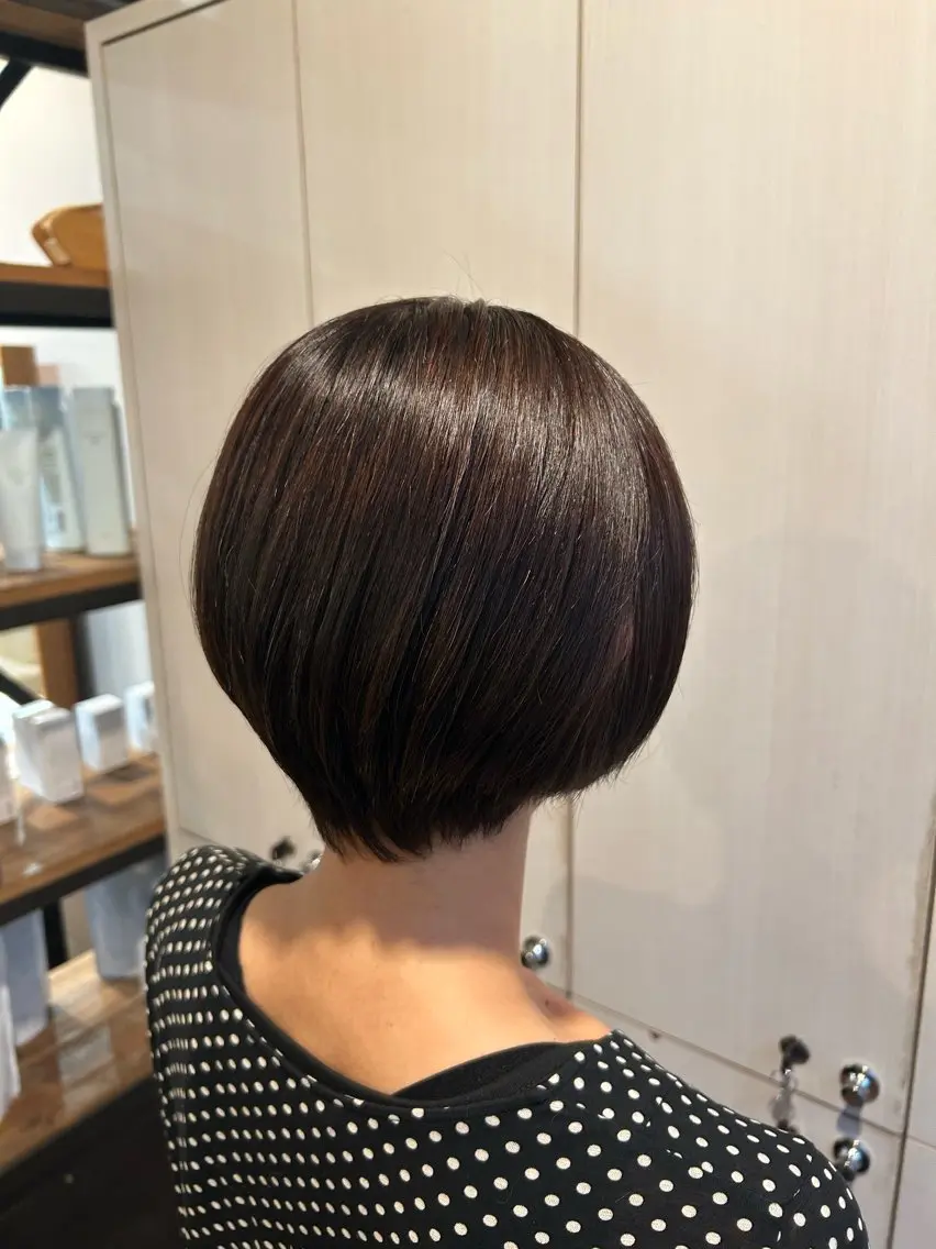 ショート やなぎさわ はるなのヘアスタイル