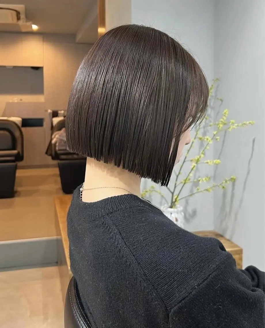 ミディアム カラー カット ヘアカラー トリートメント akane/ボブ /ブラウンベージュのヘアスタイル