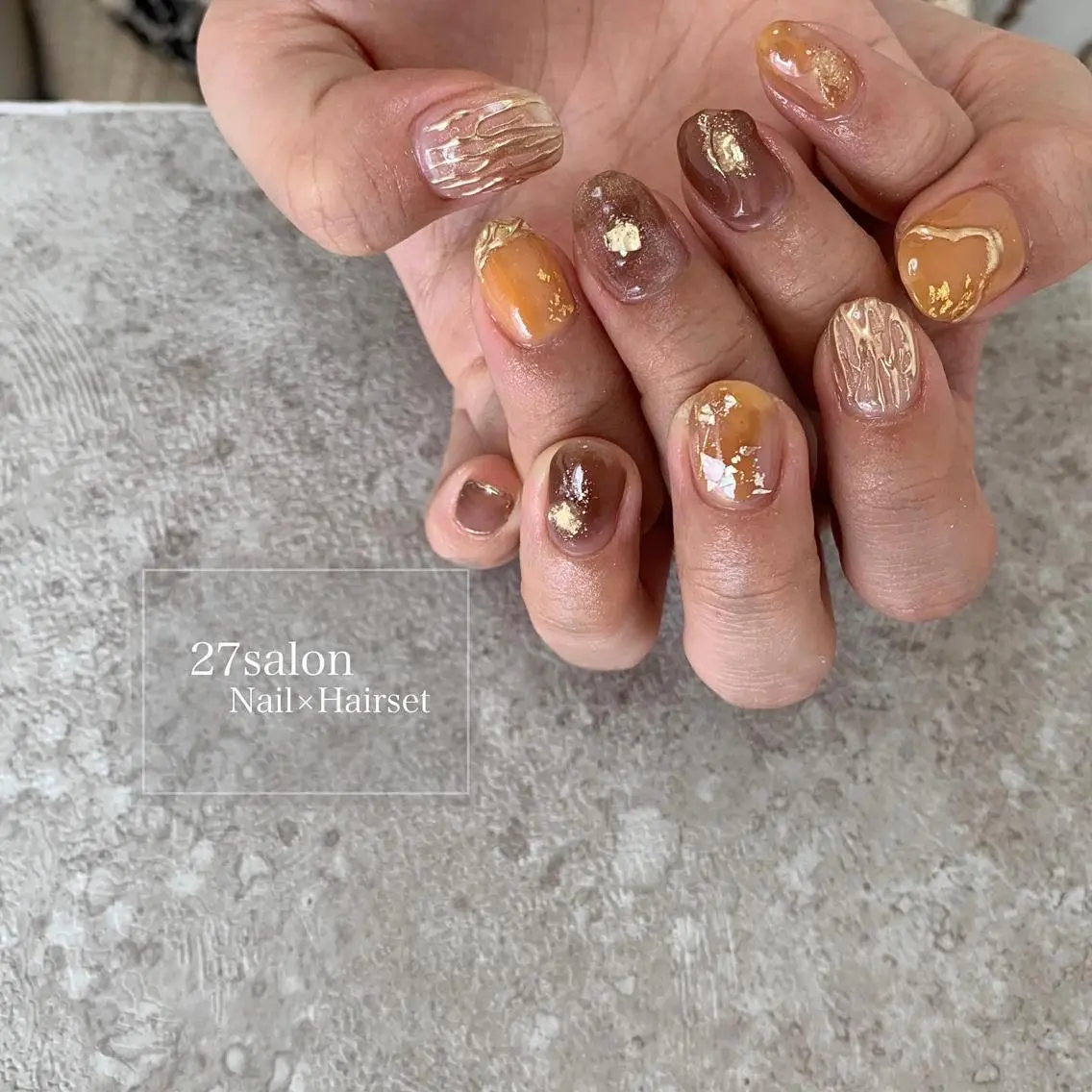 ネイル ニュアンスネイル 27salon yuinaのネイルデザイン