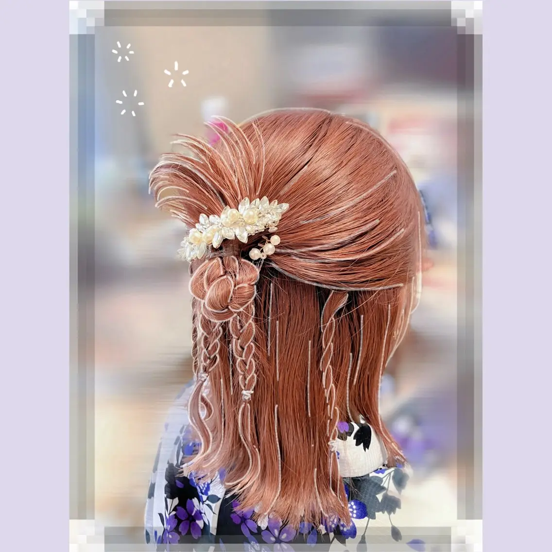 ヘアアレンジ 浴衣 ヘアセット 熊谷 ひなたのヘアスタイル