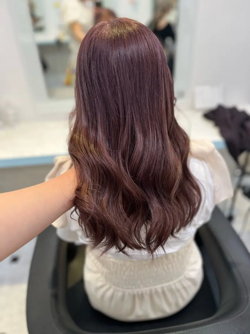 セミロング カラー ヘアアレンジ 愛されカラー🩷 はるなのヘアスタイル